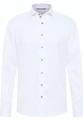 Cover Shirt Twill Langarm Weiß 44/Langarm - 65cm