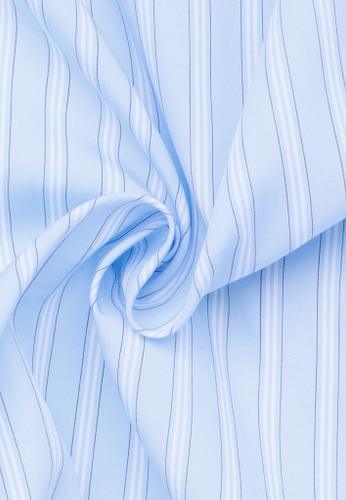 Bluse Popeline Langarm Blau 38/Langarm