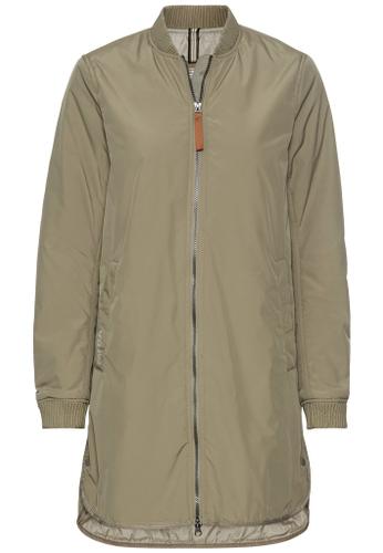 Mantel aus recyceltem Polyester Beige 40