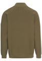 Strickjacke aus atmungsaktivem Polyester L Relaxed Fit - Dusty Khaki
