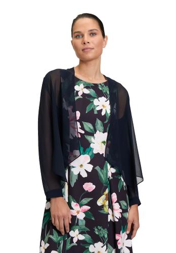 Blusenjacke Blau 46