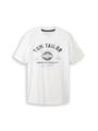 T-Shirt mit Logo-Print M Regular Fit - White