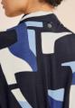 Print Hemdblusenkleid Blau 40