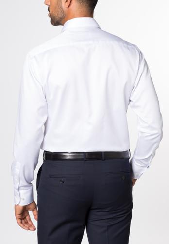 Luxury Shirt Twill Langarm 41/Langarm - 65cm MODERN FIT - Weiß