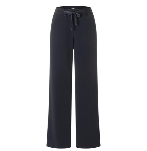 MAC JEANS - CHRISTY, Floating crepe 36/32 Wide Fit - Blau