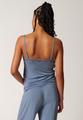 Skiny Damen Spaghettishirt Night In Mix & Match 40 - Faded Denimblue