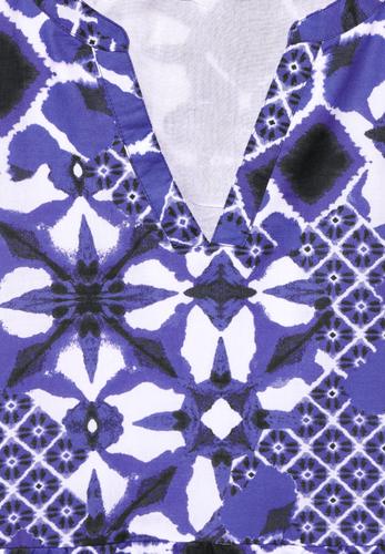 Tunika Kleid mit Print 38 - Violet Blue
