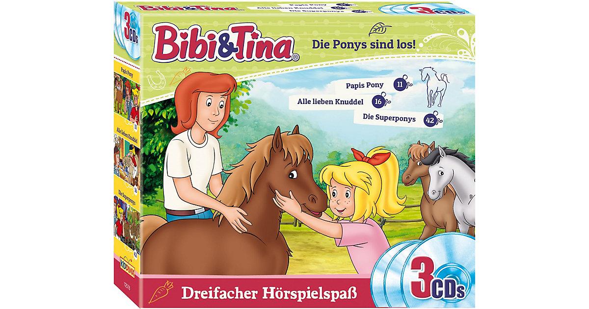 CD Bibi & Tina - Die Ponys sind los (3 CDs) Hörbuch