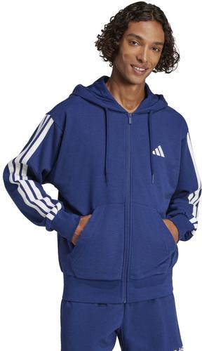 ADIDAS Herren Kapuzensweat Essentials 3-Streifen French Terry XXL in Blau