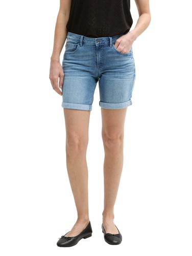 TTALEXA SLIM BERMUDA Jeans Shorts 30 Slim Fit - Light Stone Wash Denim