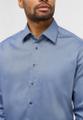 Hemd Dobbydesign Langarm Blau 46/Langarm - 65cm