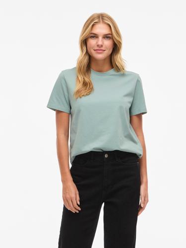 VINORA S/S T-SHIRT - NOOS L Normal geschnitten - Blue Surf