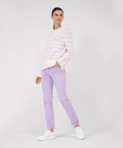 Style Lia 42 Rundhalsausschnitt, Damenpullover, Langarm, Gerade Silhouette - Soft Purple