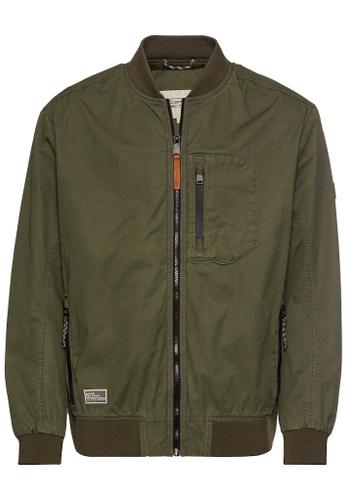 Leichter Blouson mit Stehkragen Grün 56