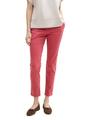 Slim Chino Hose mit Gürtel 34/32 Slim Fit - Berry Red