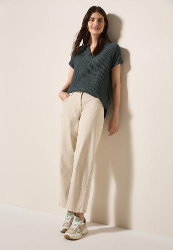 Strukturbluse XXL - Slate Khaki