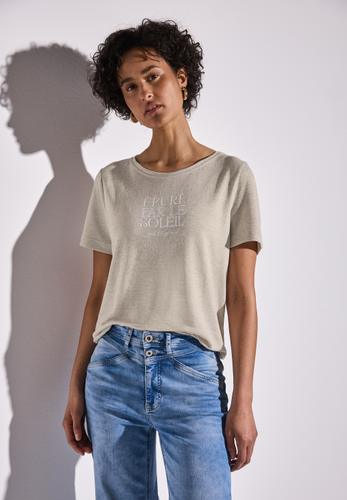 T-Shirt mit Wording 36 - Moonstone Sand
