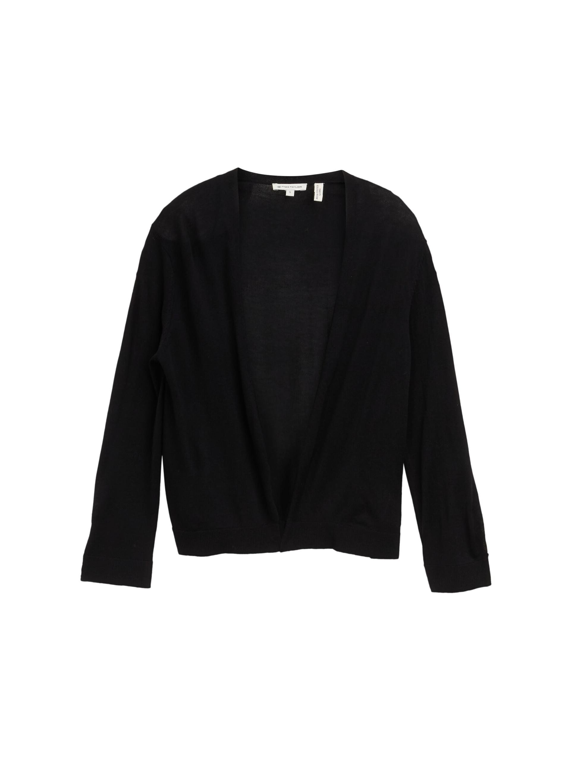 Basic Cardigan M Regular Fit - Deep Black