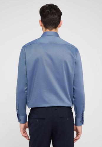 Hemd Dobbydesign Langarm 42/Langarm - 65cm COMFORT FIT - Denim