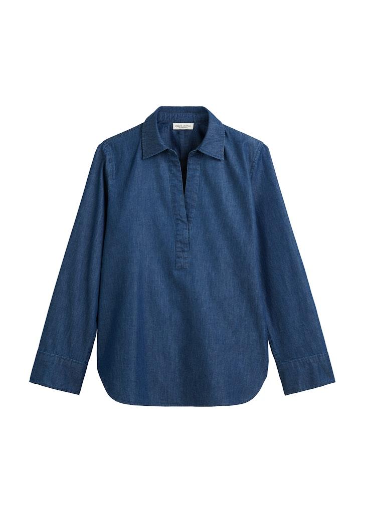 Schlupfbluse relaxed Blau 44
