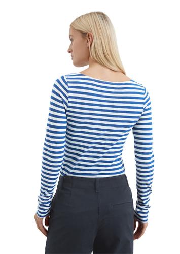 Gestreiftes Longsleeve regular Mehrfarbig XS