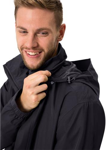 VAUDE Herren Funktionsjacke Herren Kapuzen Jacke Escape Light M in Schwarz