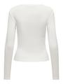 ONLRILEY O-NECK L/S TOP JRS NOOS Weiß S