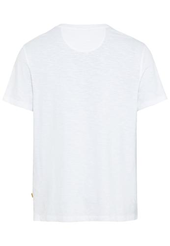 Henley T-Shirt aus reiner Baumwolle 5XL Regular Fit - White