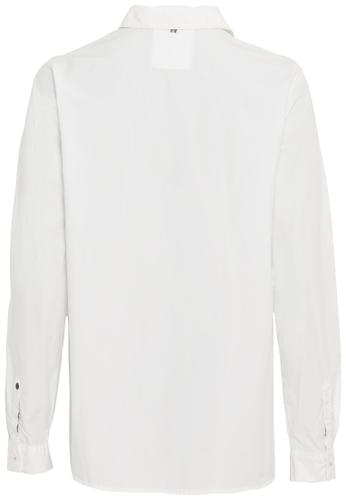 Hemdbluse aus Organic Cotton M Regular Fit - White