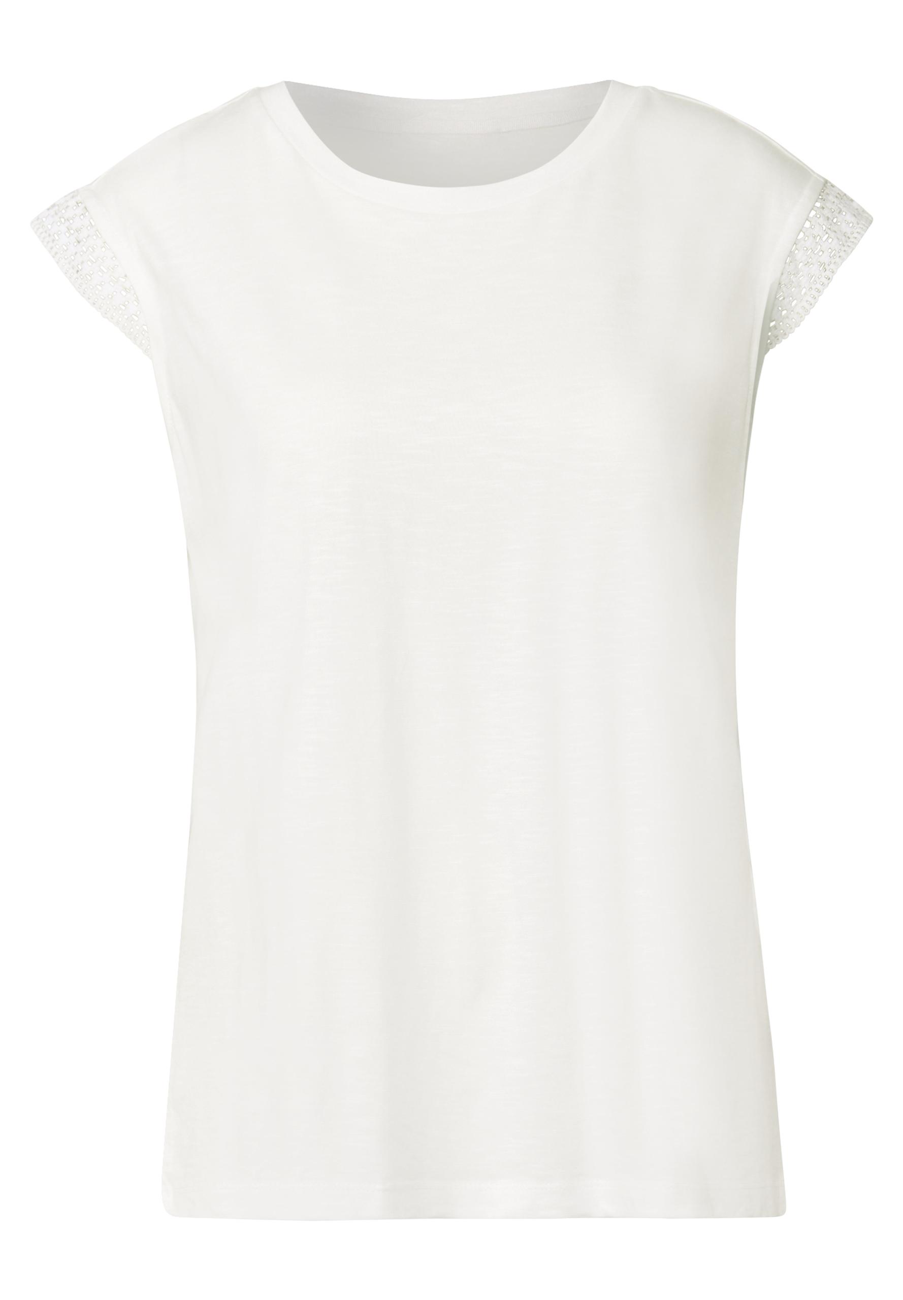 Shirt mit Häkeldetails 36 - Off White