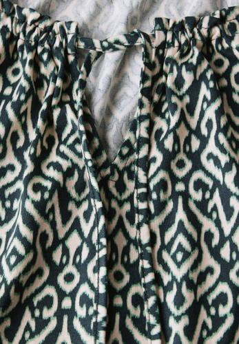 Bedrucktes Raglan Shirt Grün 44
