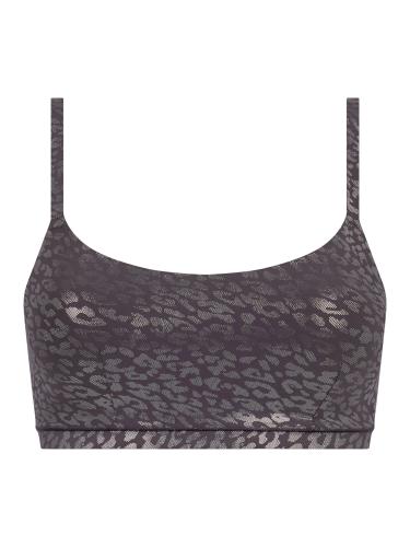 SOFTSTRETCH Bustier mit Rundhalsausschnitt M/L - Ink Shimmer Print