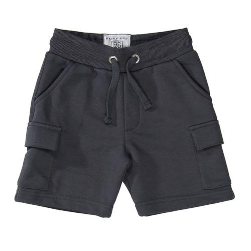 Kn.-Sweatbermuda 128/134 - Dark Grey
