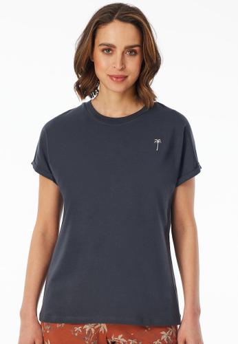 Shirt Kurzarm Grau 40
