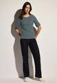 Gestreiftes T-Shirt M - Slate Khaki