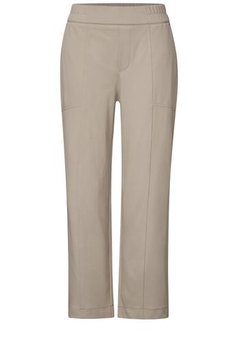Straight Leg 7/8 Twill-Hose 34/7/8 Hosen - Buff Grey