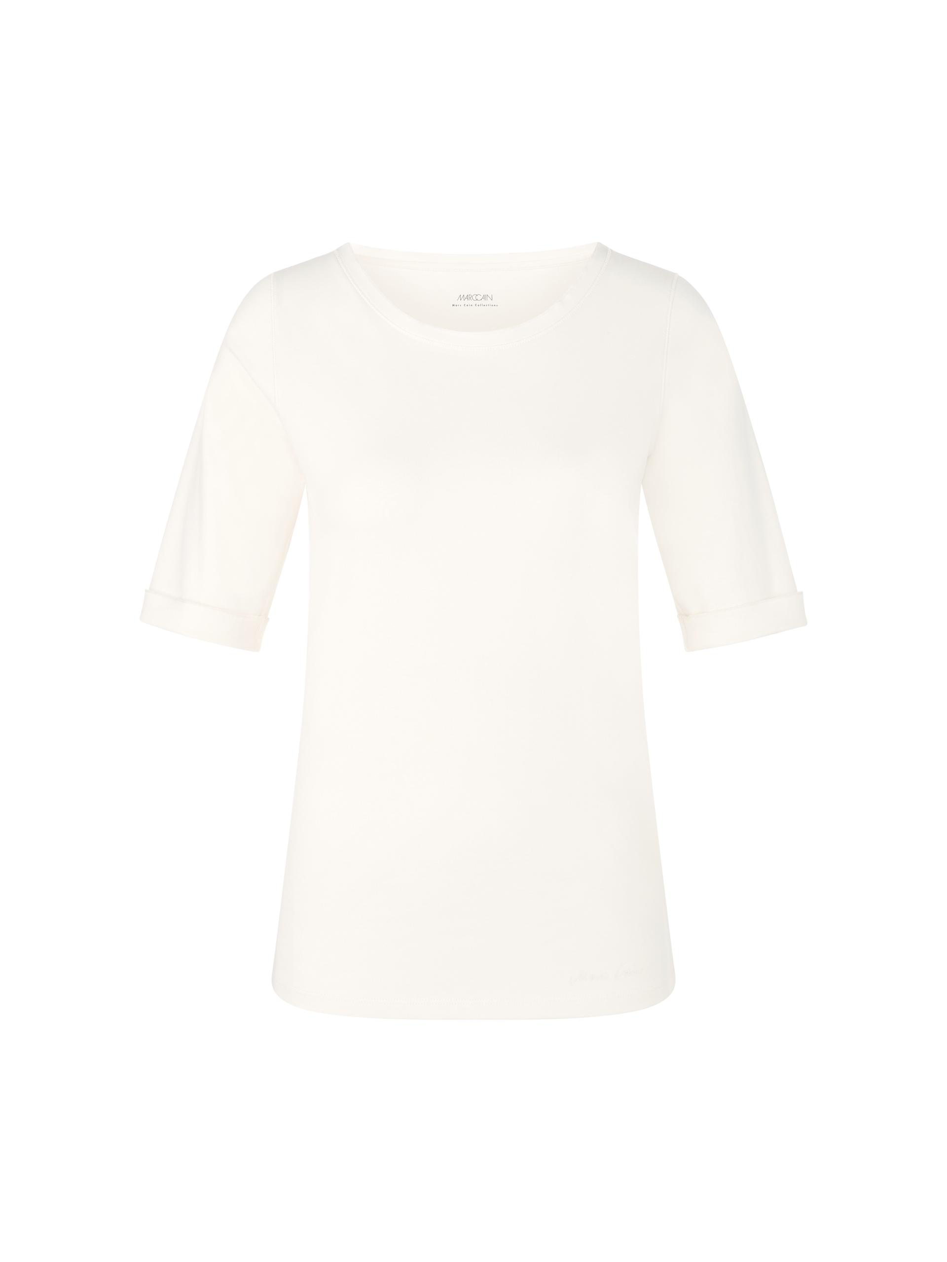 T-Shirt mit halblangem Ärmel 44 - Off-white