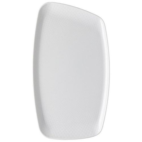 Rosenthal Servierplatte »Junto Weiß Platte 36 x 21 cm«, Porzellan, (1-tlg)