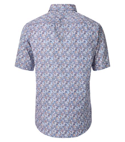 Freizeithemd Kurzarm XL Casual Fit Short - Blau