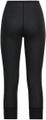 ODLO Damen 3/4 Hose BL BOTTOM 3/4 ACTIVE WARM ECO XS in Schwarz