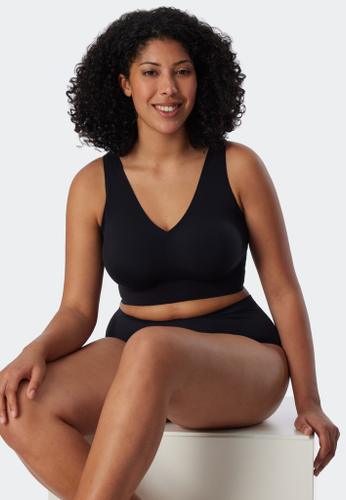 Bustier mit Pads Schwarz 38