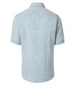 Leinenhemd M Casual Fit Short - Aqua Bis Petrol