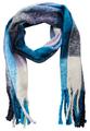 Karierter Schal A - Dark Navy Blue
