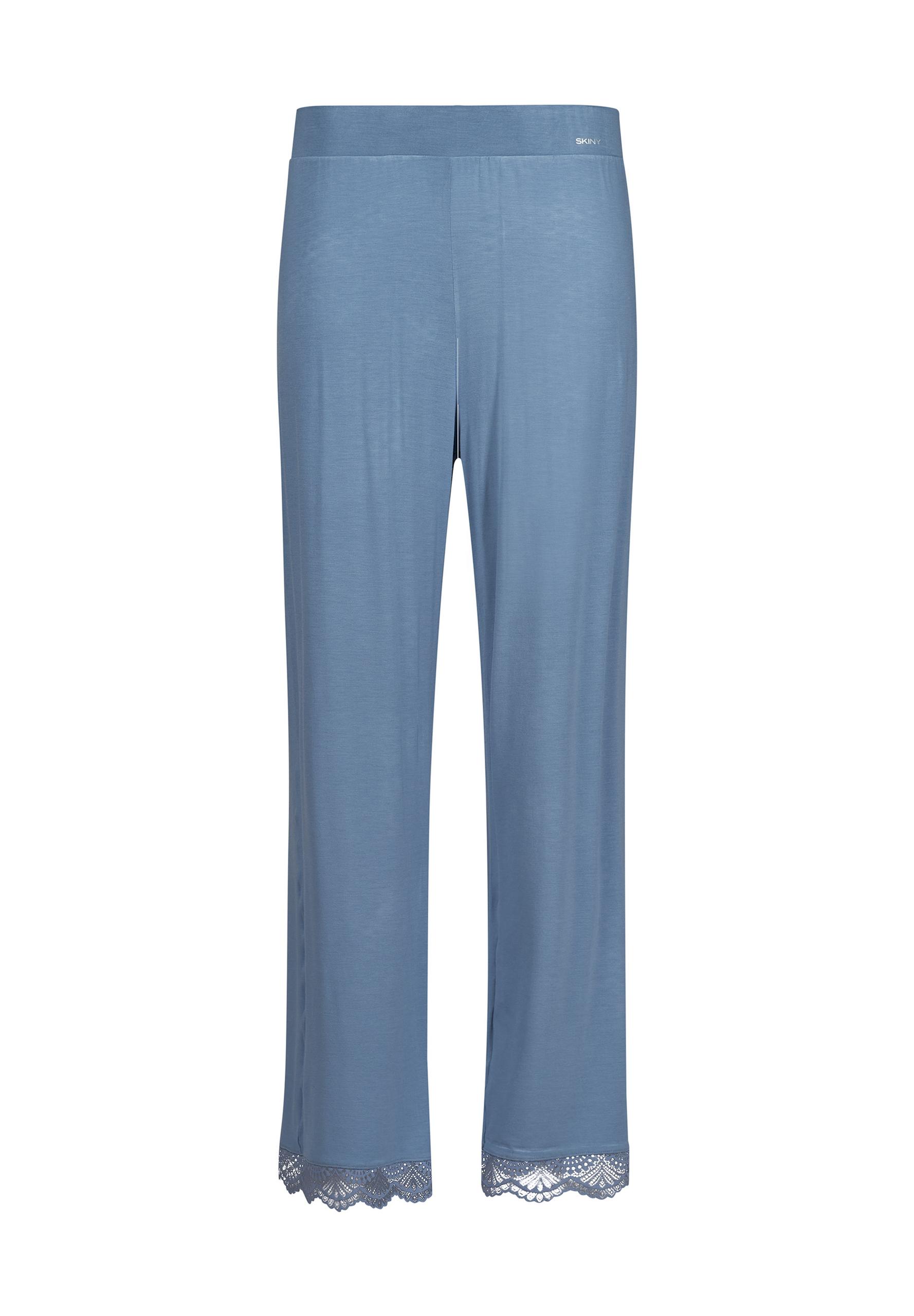 Skiny Damen Hose lang Night In Mix & Match 38 - Faded Denimblue