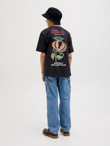 JORRETIRO BACK TEE SS CREW NECK JNR Schwarz 152