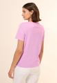 T-Shirt mit Folienprint L - Cherry Blossom Pink