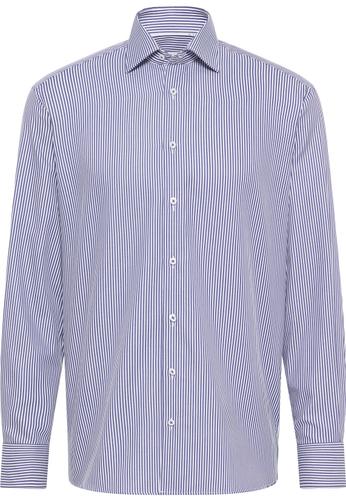 Hemd Satingewebe Langarm 41/Langarm - 65cm MODERN FIT - Navy