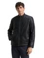 Bikerjacke aus Kunstleder XXL Regular Fit - Black