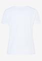 T-Shirt mit Perlenschriftzug 36 - Weiß