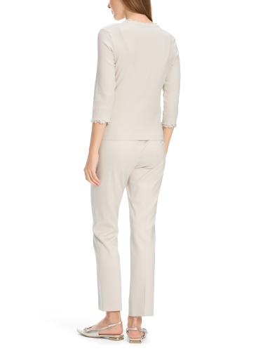 Uni Jacke in Cotton-Ripp 36 - Smoke